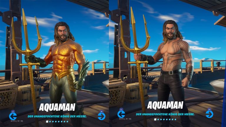 So können Sie in Fortnite Battle Royale den Aquaman-Skin freischalten